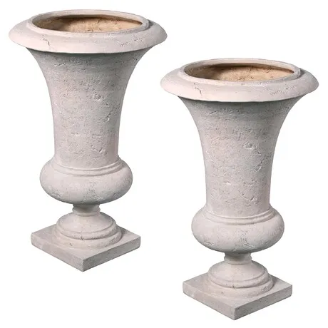 Viennese Architectural Garden Urn: Each Medium