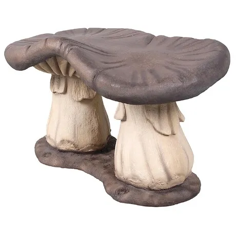 Massive Mystic Mushroom Photo Op Sculptural Bench