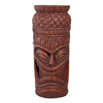 Grand Island Tiki Cocktail Console Table Statue: Each