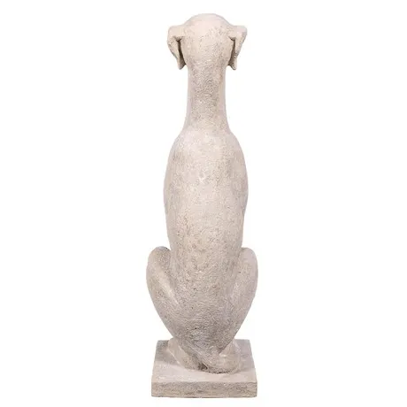 Italian Greyhound Art Deco Whippet Sentinel Dog Statue