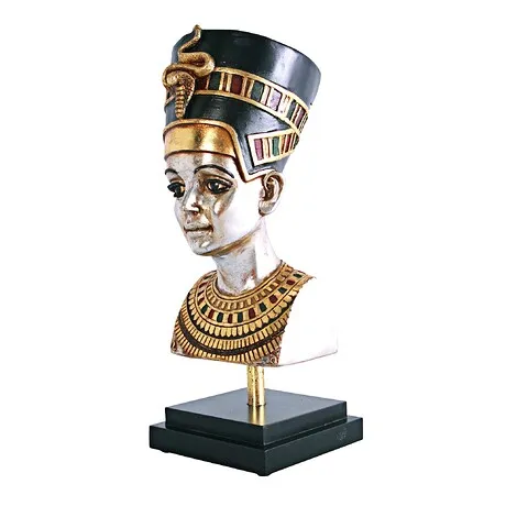 Egyptian Queen Nefertiti Statue on Museum Mount