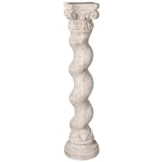Capitoline Barley Corkscrew Column Statuary Pedestal: Giant