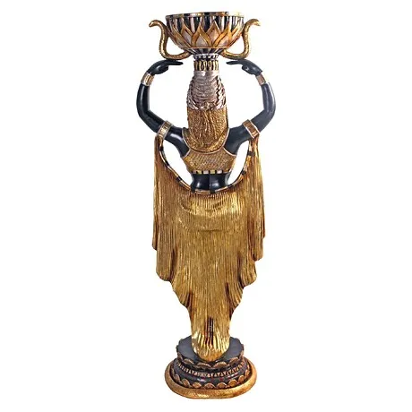 Cleopatra's Nubian Maiden with Urn: Large-Scale Statue
