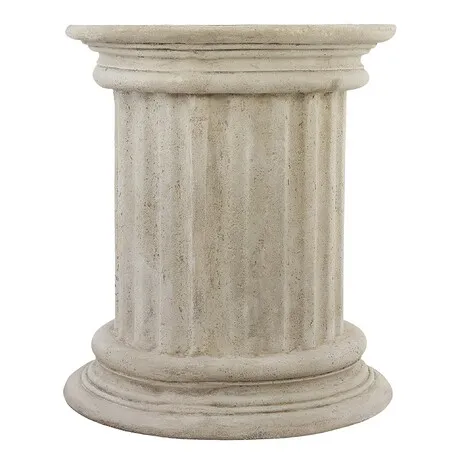 Roman Doric Column Classical Fluted Architectural Plinth: Tall