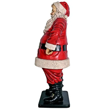 Jolly Santa Claus Life-Size Statue: Large