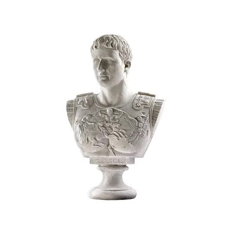 Caesar Augustus of Prima Porta Grand-Scale Bust Statue