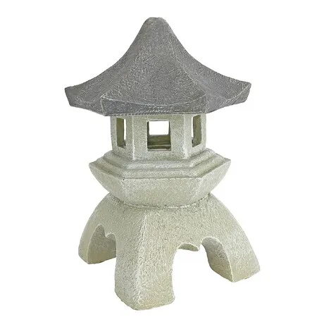 Asian Temple Pagoda Lantern Statue: Medium