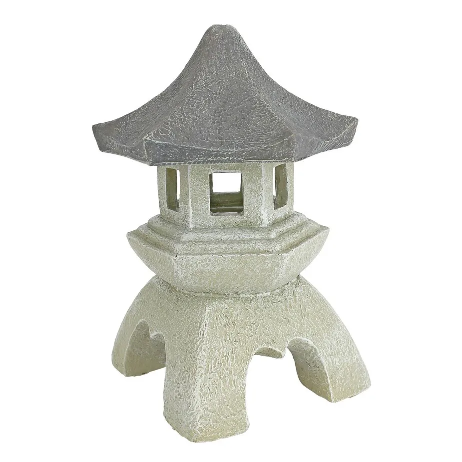 Asian Temple Pagoda Lantern Statue: Medium