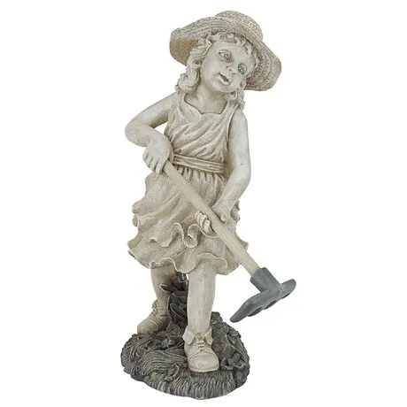 Young Gardener Girl Statue: Rebecca Large