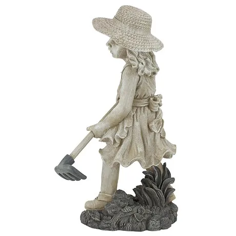 Young Gardener Girl Statue: Rebecca Large