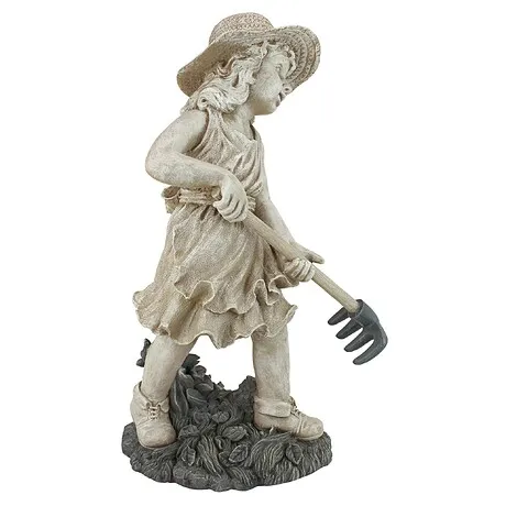 Young Gardener Girl Statue: Rebecca Large
