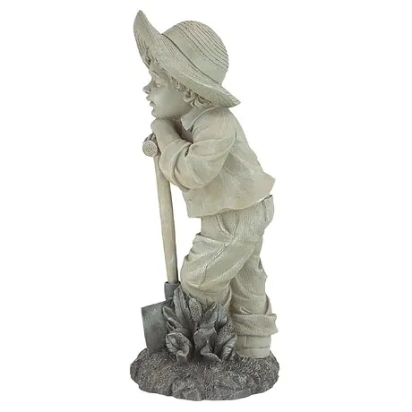 Young Gardener Boy Statue: Samuel Large