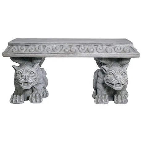 Blair Castle Sculptural Gargoyle Bench
