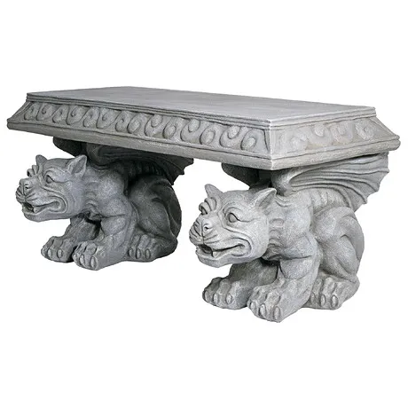 Blair Castle Sculptural Gargoyle Bench