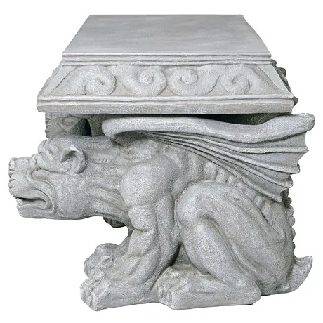 Blair Castle Sculptural Gargoyle Bench