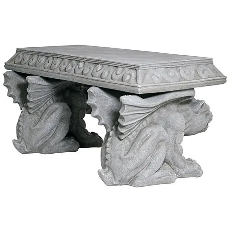 Blair Castle Sculptural Gargoyle Bench