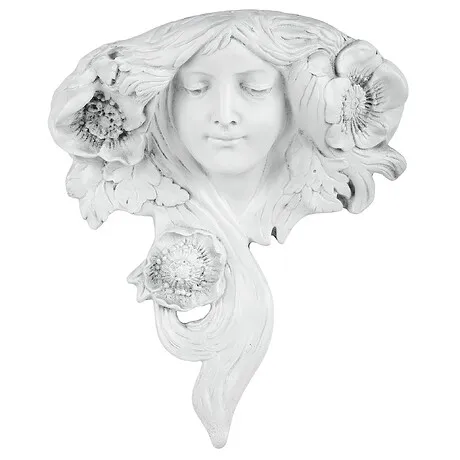 French Greenmen Planter Wall Sculpture: Le Etoile
