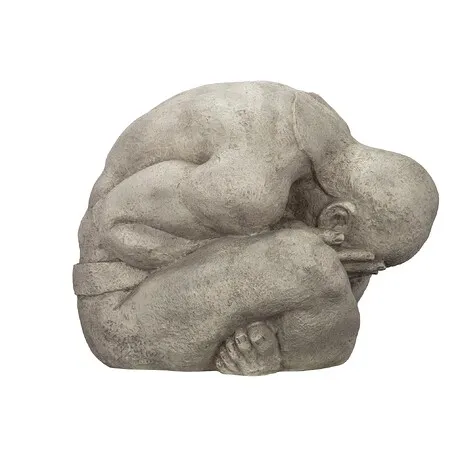 Meditating Shy Yogi of Bali Statue