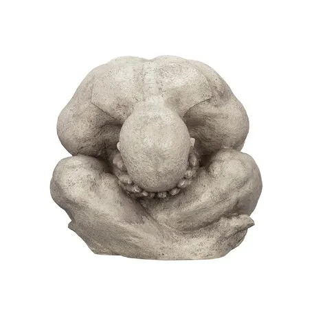 Meditating Shy Yogi of Bali Statue