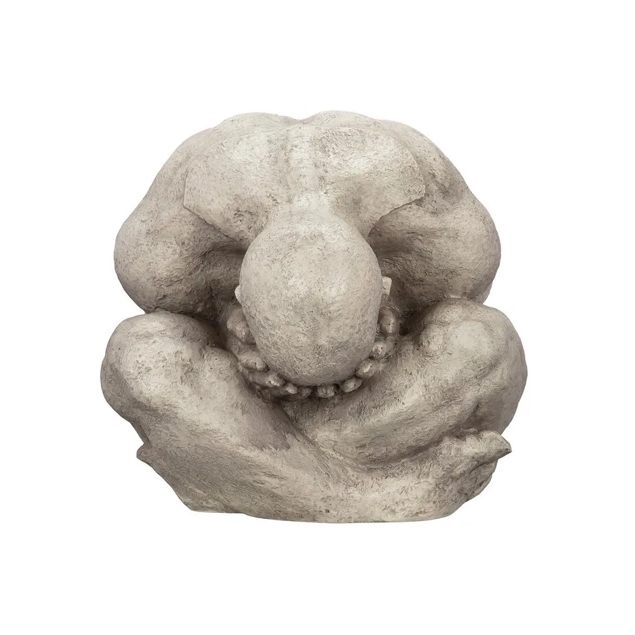 Meditating Shy Yogi of Bali Statue