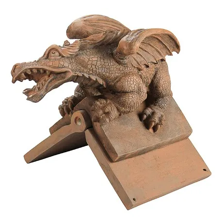 Apex the Winged Dragon Sculptural Roof Cresting