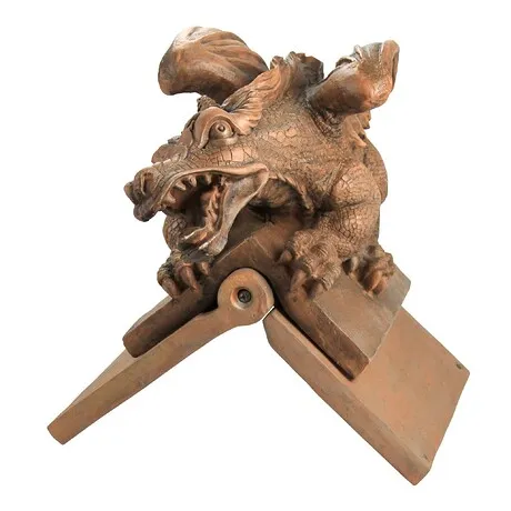 Apex the Winged Dragon Sculptural Roof Cresting