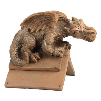 Apex the Winged Dragon Sculptural Roof Cresting