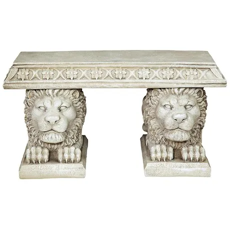 Grand Lion of Saint John's Square Sculptural Bench