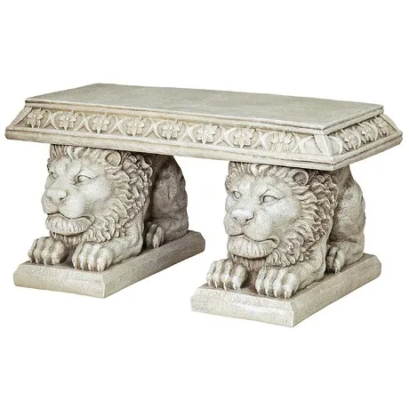 Grand Lion of Saint John's Square Sculptural Bench