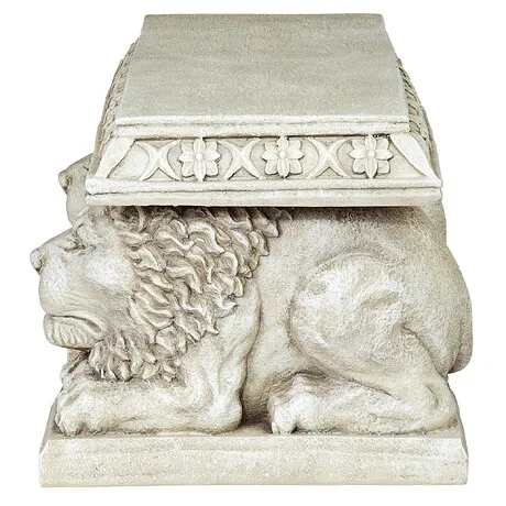 Grand Lion of Saint John's Square Sculptural Bench
