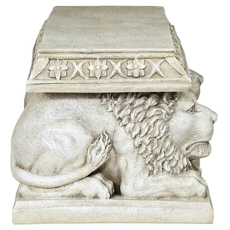 Grand Lion of Saint John's Square Sculptural Bench