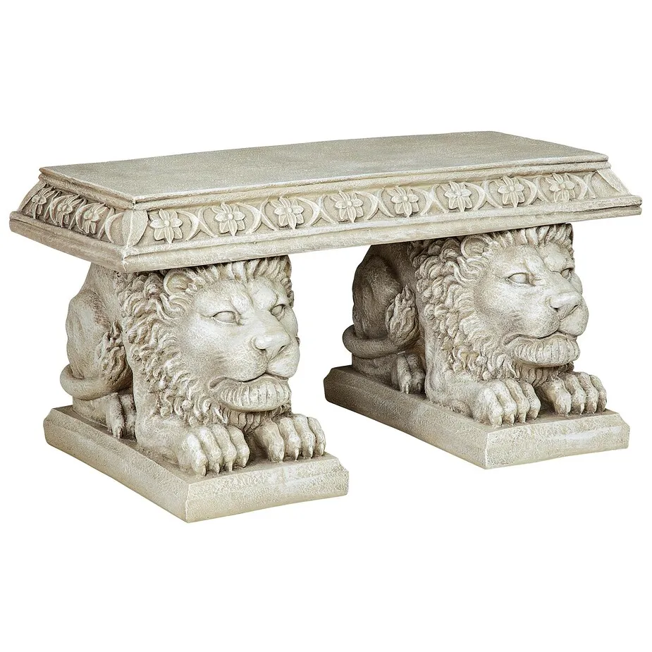 Grand Lion of Saint John's Square Sculptural Bench