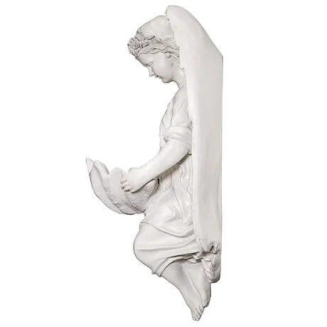 Brixton Abbey Angel Shell Font Wall Sculpture: Each