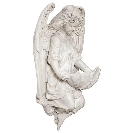 Brixton Abbey Angel Shell Font Wall Sculpture: Each