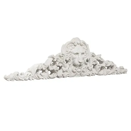 Remoulage Lion Sculptural Wall Pediment