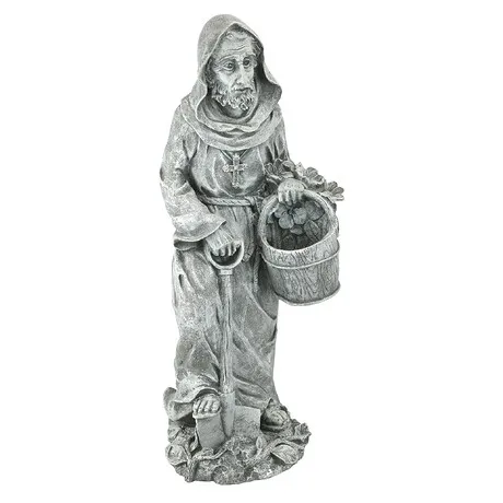 St. Fiacre the Gardener's Patron Saint Statue: Large