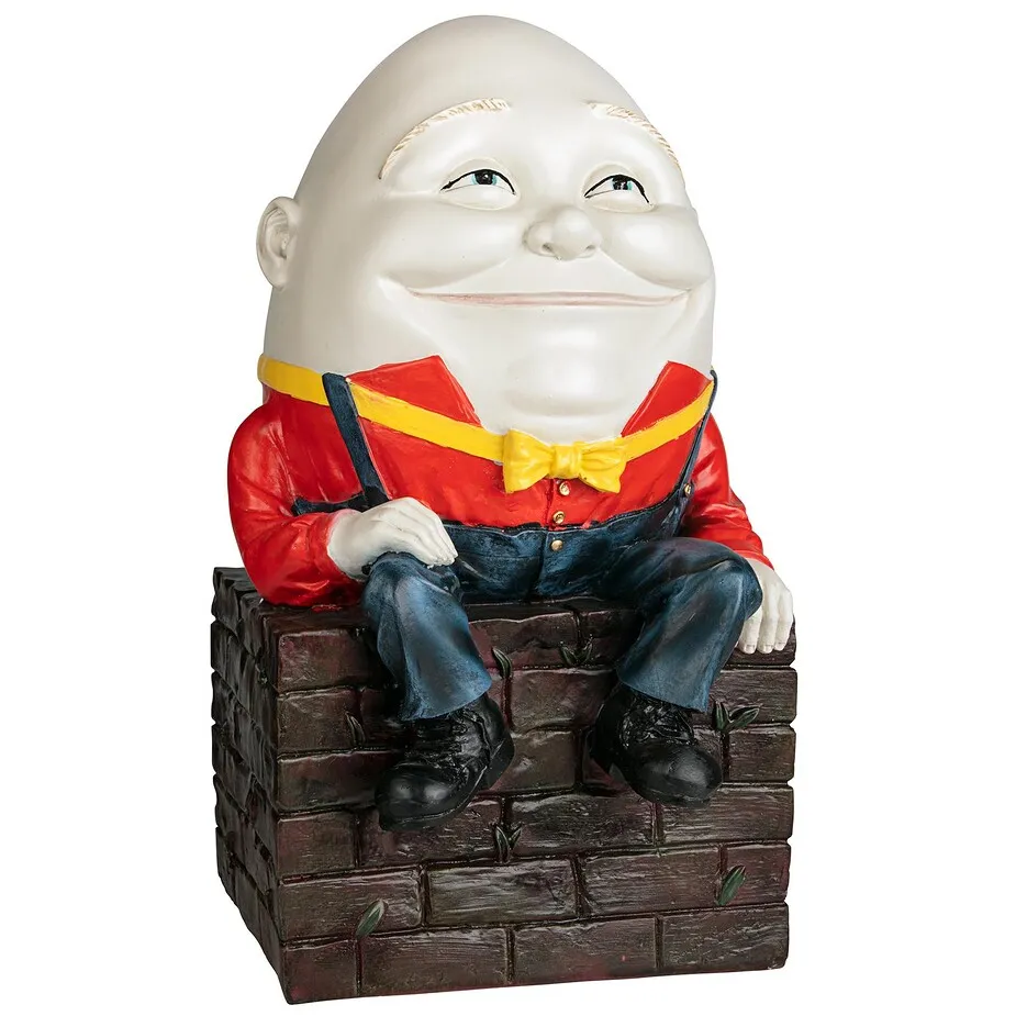 Humpty Dumpty Nursery Rhyme Egg Statue