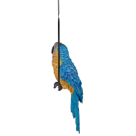 Polly in Paradise Parrot on Ring Perch: Large