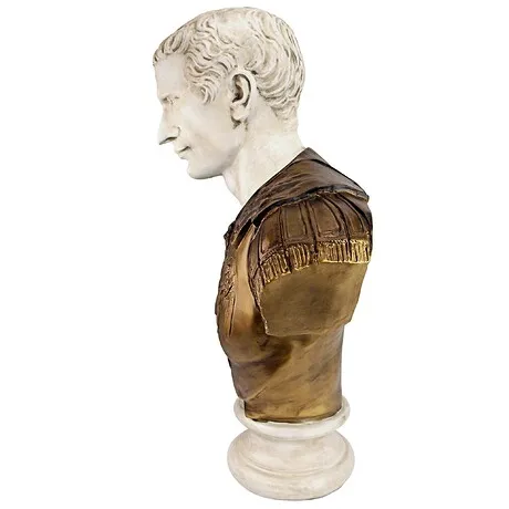 Julius Caesar Roman Emperor Sculptural Bust