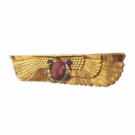 Egyptian Temple Sculptural Wall Pediment