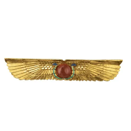 Egyptian Temple Sculptural Wall Pediment