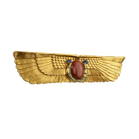 Egyptian Temple Sculptural Wall Pediment