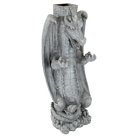 Zippy the Dragon Mailbox Post Sleeve Statue