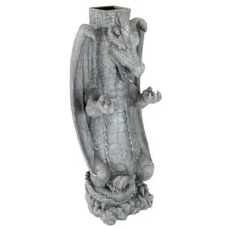 Zippy the Dragon Mailbox Post Sleeve Statue