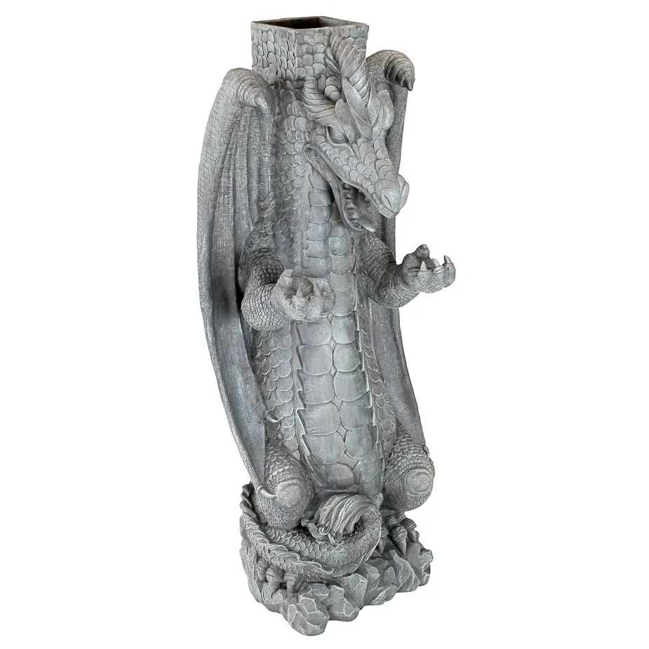 Zippy the Dragon Mailbox Post Sleeve Statue