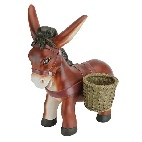 Pancho the Burro Donkey Planter Statue
