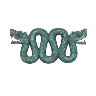 Aztec Double-Headed Serpent Wall Sculpture