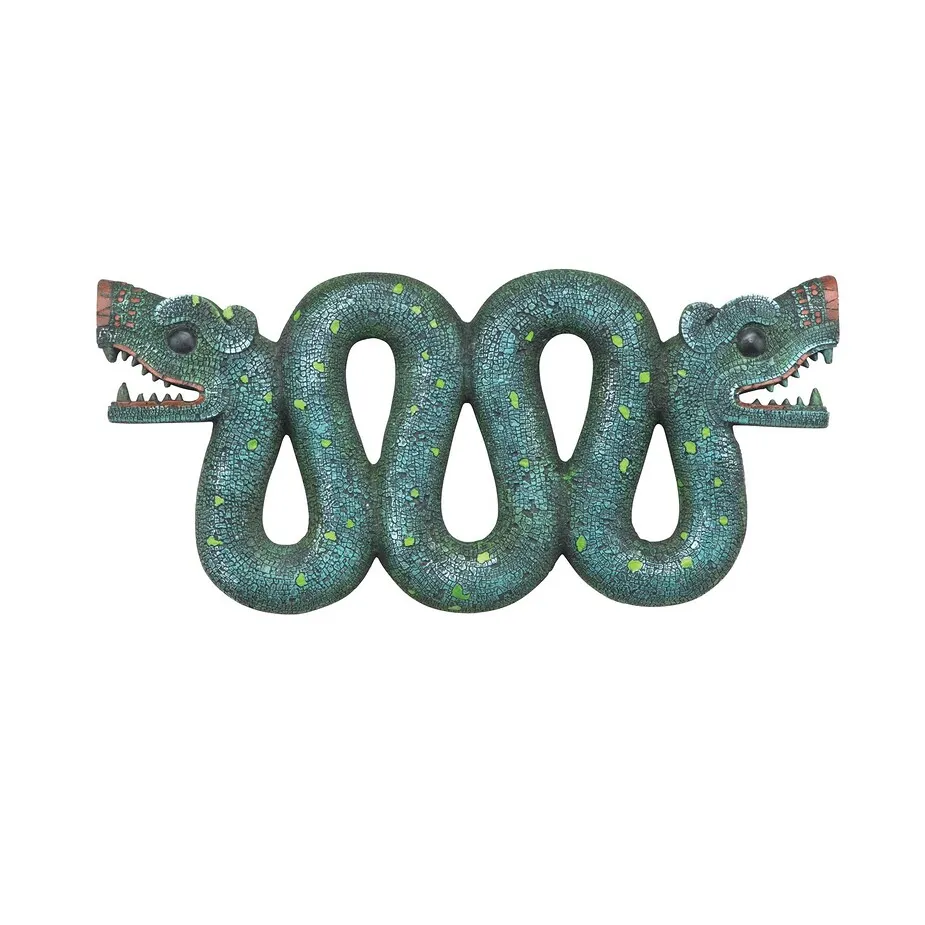 Aztec Double-Headed Serpent Wall Sculpture