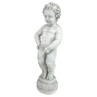 The Peeing Boy of Brussels Piped Statue