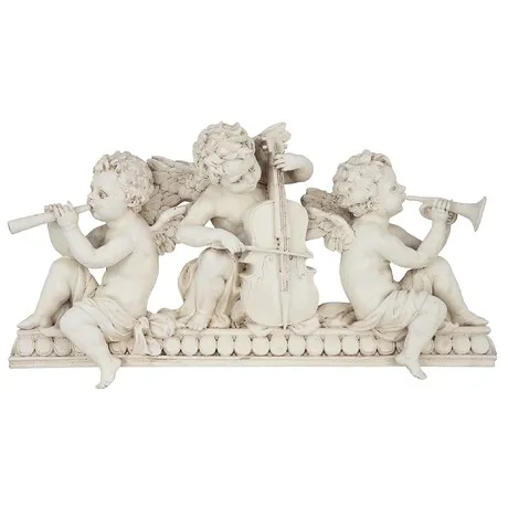 Angelic Notes Sculptural Wall Pediment: Each
